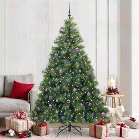 Árbol de Navidad artificial con 300 LED Verde 210 cm PE y PVC en Decoración Festiva y Estacional | Comprar online en Foru.es