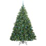 Árbol de Navidad artificial con 300 LED Verde 210 cm PE y PVC en Decoración Festiva y Estacional | Comprar online en Foru.es