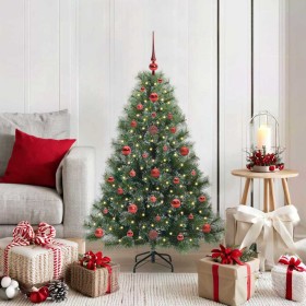 Árbol de Navidad artificial con 150 LED Verde 120 cm PE y PVC en Decoración Festiva y Estacional | Comprar online en Foru.es