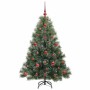 Árbol de Navidad artificial con 150 LED Verde 120 cm PE y PVC en Decoración Festiva y Estacional | Comprar online en Foru.es
