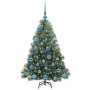Árbol de Navidad artificial con 150 LED Verde 120 cm PE y PVC en Decoración Festiva y Estacional | Comprar online en Foru.es