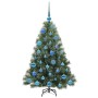 Árbol de Navidad artificial con 150 LED Verde 120 cm PE y PVC en Decoración Festiva y Estacional | Comprar online en Foru.es