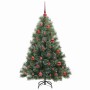 Árbol de Navidad artificial con 150 LED Verde 150 cm PE y PVC en Decoración Festiva y Estacional | Comprar online en Foru.es