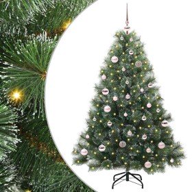 Árbol de Navidad artificial con 150 LED Verde 150 cm PE y PVC en Decoración Festiva y Estacional | Comprar online en Foru.es