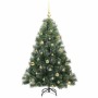 Árbol de Navidad artificial con 150 LED Verde 150 cm PE y PVC en Decoración Festiva y Estacional | Comprar online en Foru.es