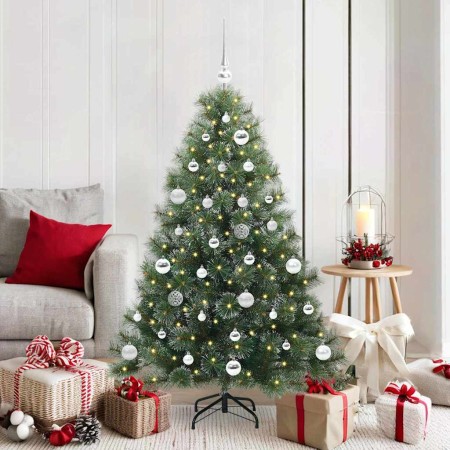 Árbol de Navidad artificial con 150 LED Verde 150 cm PE y PVC en Decoración Festiva y Estacional | Comprar online en Foru.es