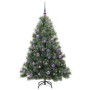 Árbol de Navidad artificial con 150 LED Verde 150 cm PE y PVC en Decoración Festiva y Estacional | Comprar online en Foru.es