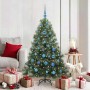 Árbol de Navidad artificial con 150 LED Verde 150 cm PE y PVC en Decoración Festiva y Estacional | Comprar online en Foru.es