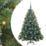 Árbol de Navidad artificial con 150 LED Verde 150 cm PE y PVC en Decoración Festiva y Estacional | Comprar online en Foru.es