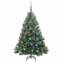 Árbol de Navidad artificial con 150 LED Verde 150 cm PE y PVC en Decoración Festiva y Estacional | Comprar online en Foru.es