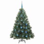 Árbol de Navidad artificial con 150 LED Verde 150 cm PE y PVC en Decoración Festiva y Estacional | Comprar online en Foru.es