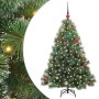Árbol de Navidad artificial con 150 LED Verde 150 cm PE y PVC en Decoración Festiva y Estacional | Comprar online en Foru.es