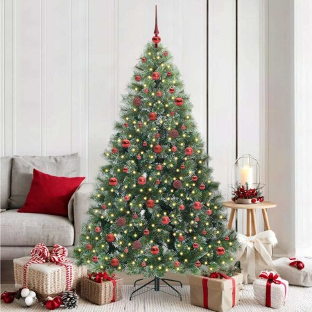Árbol de Navidad artificial con 300 LED Verde 180 cm PE y PVC en Decoración Festiva y Estacional | Comprar online en Foru.es