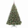 Árbol de Navidad artificial con 300 LED Verde 180 cm PE y PVC en Decoración Festiva y Estacional | Comprar online en Foru.es