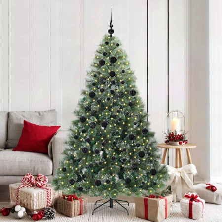 Árbol de Navidad artificial con 300 LED Verde 180 cm PE y PVC en Decoración Festiva y Estacional | Comprar online en Foru.es