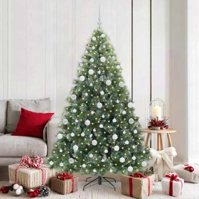 Árbol de Navidad artificial con 300 LED Verde 180 cm PE y PVC en Decoración Festiva y Estacional | Comprar online en Foru.es