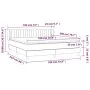 Box spring bed with pink velvet mattress 180x200 cm by vidaXL, Beds and slatted bases - Ref: Foro24-3127630, Price: 497,09 €,...