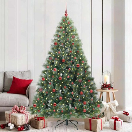 Árbol de Navidad artificial con 300 LED Verde 210 cm PE y PVC en Decoración Festiva y Estacional | Comprar online en Foru.es