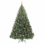 Árbol de Navidad artificial con 300 LED Verde 210 cm PE y PVC en Decoración Festiva y Estacional | Comprar online en Foru.es