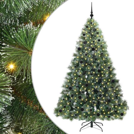 Árbol de Navidad artificial con 300 LED Verde 210 cm PE y PVC en Decoración Festiva y Estacional | Comprar online en Foru.es
