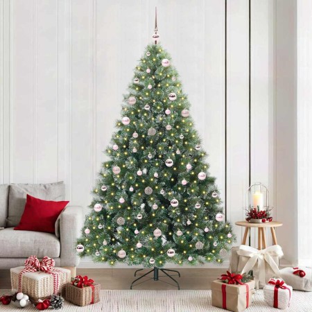 Árbol de Navidad artificial con 300 LED Verde 210 cm PE y PVC en Decoración Festiva y Estacional | Comprar online en Foru.es