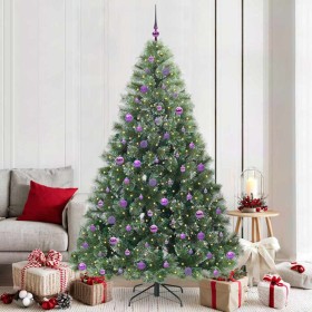 Árbol de Navidad artificial con 300 LED Verde 210 cm PE y PVC en Decoración Festiva y Estacional | Comprar online en Foru.es