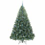 Árbol de Navidad artificial con 300 LED Verde 210 cm PE y PVC en Decoración Festiva y Estacional | Comprar online en Foru.es
