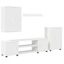 Conjunto de mueble de TV 4 pcs Madera contrachapada en Muebles TV | Comprar online en Foru.es