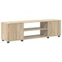 Conjunto de mueble de TV Montaje en la pared 4 pcs Roble Sonoma en Muebles TV | Comprar online en Foru.es