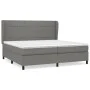 Box spring bed with dark gray fabric mattress 200x200 cm by vidaXL, Beds and slatted bases - Ref: Foro24-3127990, Price: 690,...