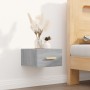 Mesitas de noche de pared 2 uds color gris Sonoma 35x35x20 cm de vidaXL, Mesitas de noche - Ref: Foro24-817576, Precio: 41,61...