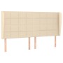 Cama box spring con colchón tela color crema 200x200 cm de vidaXL, Camas y somieres - Ref: Foro24-3127994, Precio: 612,18 €, ...