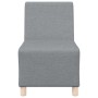 Unidad de Sofá Modular sin Brazos 2 pcs Gris Claro en Sofás | Comprar online en Foru.es