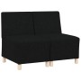 Unidad de Sofá Modular sin Brazos 2 pcs Negro 55 x 74 x 82 cm en Sofás | Comprar online en Foru.es