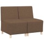 Unidad de Sofá Modular sin Brazos 2 pcs Marrón 55 x 74 x 82 cm en Sofás | Comprar online en Foru.es