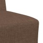 Unidad de Sofá Modular sin Brazos 2 pcs Marrón 55 x 74 x 82 cm en Sofás | Comprar online en Foru.es
