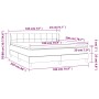 Cama box spring con colchón terciopelo rosa 180x200 cm de vidaXL, Camas y somieres - Ref: Foro24-3127510, Precio: 504,64 €, D...