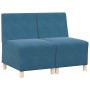 Unidad de Sofá Modular sin Brazos 2 pcs Azul 55 x 74 x 82 cm en Sofás | Comprar online en Foru.es