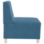 Unidad de Sofá Modular sin Brazos 2 pcs Azul 55 x 74 x 82 cm en Sofás | Comprar online en Foru.es