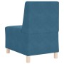 Unidad de Sofá Modular sin Brazos 2 pcs Azul 55 x 74 x 82 cm en Sofás | Comprar online en Foru.es