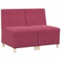 Unidad de Sofá Modular sin Brazos 2 pcs Rojo vino en Sofás | Comprar online en Foru.es