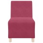 Unidad de Sofá Modular sin Brazos 2 pcs Rojo vino en Sofás | Comprar online en Foru.es