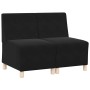 Unidad de Sofá Modular sin Brazos 2 pcs Negro 55 x 74 x 82 cm en Sofás | Comprar online en Foru.es