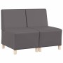 Unidad de Sofá Modular sin Brazos 2 pcs Gris 55 x 74 x 82 cm en Sofás | Comprar online en Foru.es