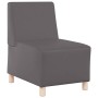 Unidad de Sofá Modular sin Brazos 2 pcs Gris 55 x 74 x 82 cm en Sofás | Comprar online en Foru.es