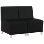 Unidad de Sofá Modular sin Brazos 2 pcs Negro 55 x 74 x 82 cm en Sofás | Comprar online en Foru.es