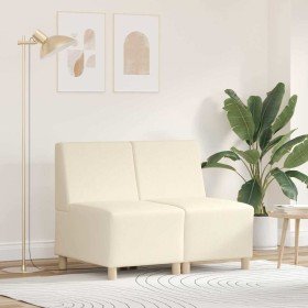Unidad de Sofá Modular sin Brazos 2 pcs Crema 55 x 74 x 82 cm en Sofás | Comprar online en Foru.es