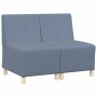 Unidad de Sofá Modular sin Brazos 2 pcs Azul 55 x 74 x 82 cm en Sofás | Comprar online en Foru.es
