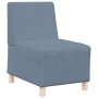 Unidad de Sofá Modular sin Brazos 2 pcs Azul 55 x 74 x 82 cm en Sofás | Comprar online en Foru.es