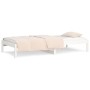 Sofá cama madera maciza de pino blanco 90x200 cm de vidaXL, Camas y somieres - Ref: Foro24-820413, Precio: 76,94 €, Descuento: %